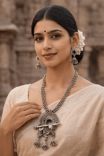 Mayura Murali Oxidized Set